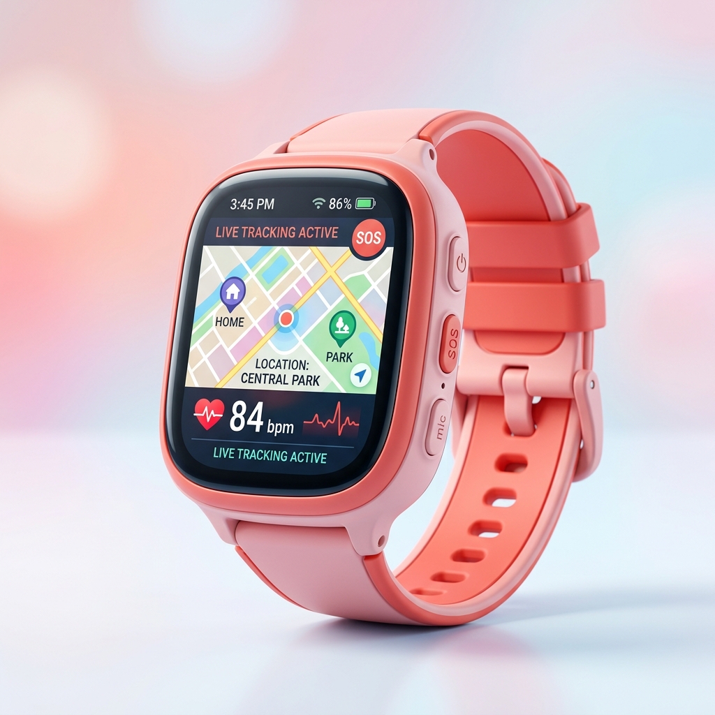 A child wearing an ALEHU smart watch